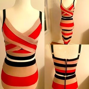 Bebe Bandage 2 Piece Dress